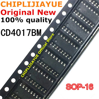 10PCS CD4017BM SOP16 CD4017B CD4017 4017 SOP-16 SMD New and Original IC Chipset