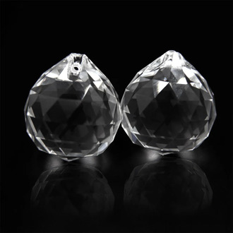 10pcs Chandelier Crystal Glass Balls Cut-Faceted Balls For Hanging Lamp&lighting Part Home Decor