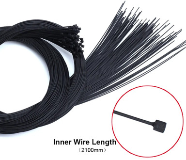 10Pcs Coated Shifting Bike Cable MTB Road Front Rear Bicycle Brake Line Derailleur Line Core Wire Rope Cycling Accessories