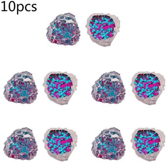10Pcs Contrast Gekleurde Kristal Hars Knoppen Onregelmatige Oppervlak Pailletten Ornamenten Voor Diy Craft Hoofdband Sieraden Hanger RBL