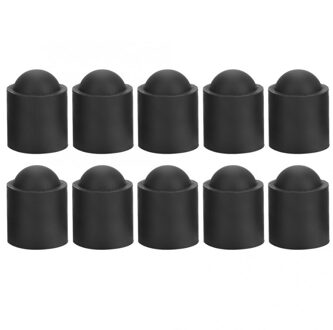 10Pcs Cue Tip Cover Cue Tip Cap Rubber Biljart Pool Cue Tips Biljart Signalen Stok Bescherming Cap Snooker Biljart accessoire zwart