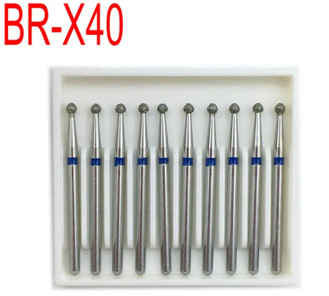 10pcs Dental Polishing Burs High Speed Handpiece Polishing Whitening Dental High Speed Burs BR-X40