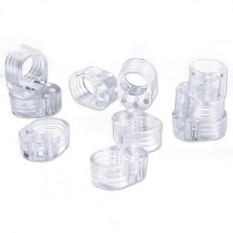10Pcs Deurklink Buffer Transparante Muur Beschermen Pvc Handig Deurknop Buffer Set Voor Slaapkamer Deur