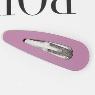 10Pcs Diy Black Metal Single Prong Kapsel Alligator Haar Clip Grote Haarspeldjes Hoofddeksels Voor Vrouwen Styling Tools Haarspeld paars 1stk