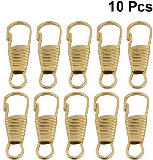 10Pcs Diy Rits Hoofd Bagage Kleding Schoenen Laarzen Rits Puller Afneembare Rits Trekt Multifunctionele Rits Accessoires gouden