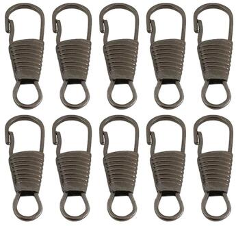 10Pcs Diy Rits Hoofd Bagage Kleding Schoenen Laarzen Rits Puller Afneembare Rits Trekt Multifunctionele Rits Accessoires zwart