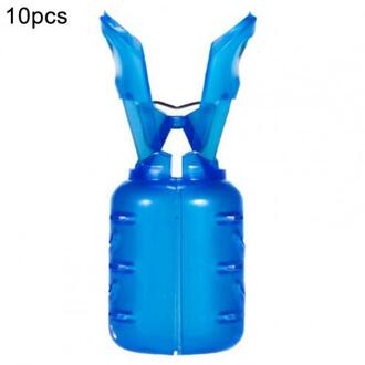 10Pcs Draagbare Scratch-Proof Pvc Vis Haak Beschermende Covers Opslag Gevallen blauw groot