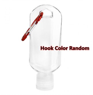 10Pcs Draagbare Sleutelhanger Lege Fles Reizen Hervulbare Handdesinfecterend Ontsmettingsmiddel Lotion Sub Fles Container 50Ml