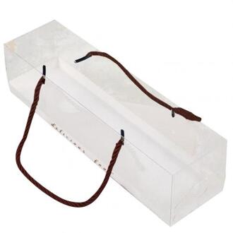 10Pcs Draagbare Transparante Cake Zwitserse Roll Dozen Huisdier Verpakking Dessert Container Gebruikt Om Cake Rolls, zwitserse Rolls Handdoek Roll koffie L