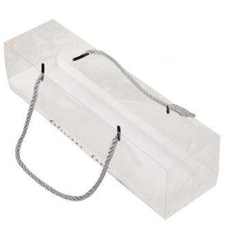 10Pcs Draagbare Transparante Cake Zwitserse Roll Dozen Huisdier Verpakking Dessert Container Gebruikt Om Cake Rolls, zwitserse Rolls Handdoek Roll zilver L