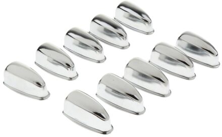 10Pcs Duurzaam Klauw Haak Bass Drum Lug Voor Bass Drum Snare Drum Accessoire Vervangende Onderdelen Voor Percussie Instrument zilver