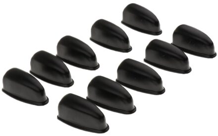 10Pcs Duurzaam Klauw Haak Bass Drum Lug Voor Bass Drum Snare Drum Accessoire Vervangende Onderdelen Voor Percussie Instrument zwart