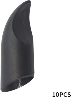 10Pcs Duurzaam Tuin Handschoenen Klauwen Voor Graven Praktische Gereedschap Black Wieden Beschermende Vingertoppen Cap Punctie Slip