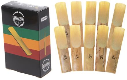 10Pcs Eb Saxofoonrieten Sterkte 2 2.5 3 Sax Houtblazers Instrument Onderdelen Rxbb 7HH401187-25