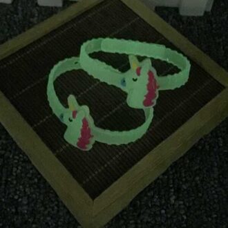 10pcs Eenhoorn Partij Rubber Gloeiende Armband Verjaardagsfeestje Decoraties Kids Baby Shower Regenboog Unicornio Party Gunsten Supplies