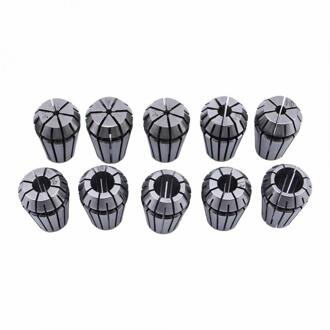 10Pcs ER16 1-10Mm Hoge Precisie Spantang Set Gebruikt Voor Cnc Workholding Graveren Machine & frezen Draaibank Gereedschaphouder