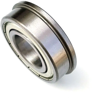 10pcs F693ZZ F694ZZ F695ZZ F696ZZ f697ZZ F698ZZ F699ZZ Metal Double Shielded Flange Ball Bearings