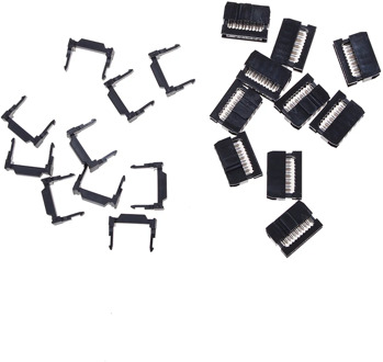 10PCS FC-10P 2x5Pin Dual Row Pitch 2.54mm IDC Socket Connector Female Header 10-pin cable socket