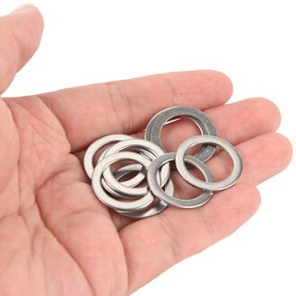 10Pcs Fiets Pedaal Spacer Crank Cycling Bike Rvs Ring Ringen Fiets Pedaal Extension As Spacer Crank Ring