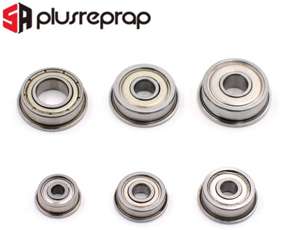 10PCS Flange Ball Bearings F623zz F624zz F625zz F604zz F606zz F688zz for 3D Printers Parts Deep Groove Pulley Wheel