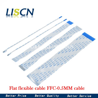 10PCS Flat flexible cable FFC FPC LCD cable AWM 20624 80C 60V VW-1 FFC-0.5MM