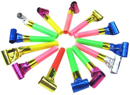 10Pcs Fluitje Blazen Draak Grappige Childrens Kids Verjaardagsfeestje Supplies Blowout Baby Verjaardag Accessoire