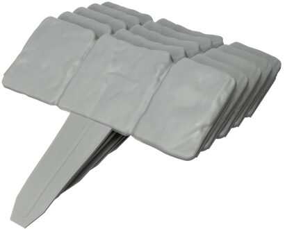 10Pcs Folding Landschap Tuin Hek-Path Grijs Oranje Bloem Plant Grens Rand Gazon Imitatie Steen Hek Aarding Hek 10stk grijs