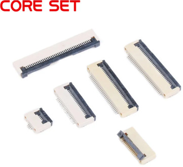 10Pcs FPC Connector socket FFC 0.5MM Clamshell Bottom Contact Type 4P 6P 8P 10P 12P 14P 16P 18P 20P 24P 26P 30P 32P 34P 40P