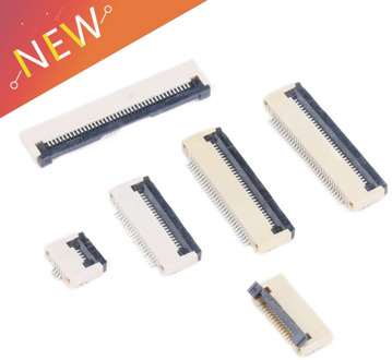 10Pcs FPC Connector socket FFC 0.5MM Clamshell Bottom Contact Type 4P 6P 8P 10P 12P 14P 16P 18P 20P 24P 26P 30P 32P 34P 40P