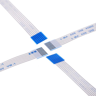 10pcs FPC FFC Flexible Flat Cable 7 PIN 1.0 mm pitch Step Same Contact Sides Length 550 mm ZIF Type A