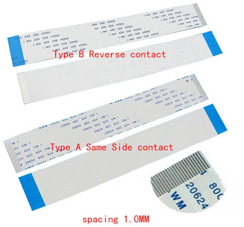 10Pcs FPC Flexible Flat Cable FFC 1MM 150MM A B type interface 4P 5P 6P 8P 10P 12P 14P 16P 18P 20P 22P 24P-60P 15cm