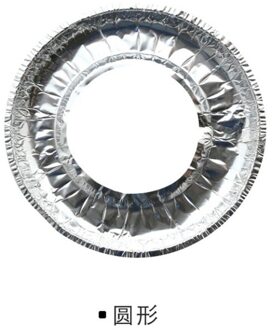 10Pcs Gasfornuis Fornuis Protectors Cover Clean Mat Pad Folie Papier Olie Proof Kookplaat Protector Keuken Accessoires ronde 10 stk