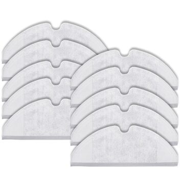 10Pcs Geschikt Voor Xiaomi Roborock Robot S50 S51 Stofzuiger Onderdelen Kit Mop Doeken Generatie 2 Droog Nat dweilen Schoonmaken