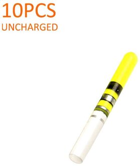 10Pcs Groen/Red Night Vissen Float Led Drijvende Night Vistuig Aangedreven Door CR322 Batterij GN zonder accu