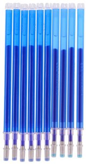 10Pcs Grof Staaf Hoge Temperatuur Verdwijning Vulling Lederen Kledingstuk Dash Snijden Marker Pen School Kantoorbenodigdheden blauw leer kleding stof