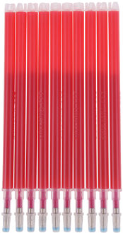 10Pcs Grof Staaf Hoge Temperatuur Verdwijning Vulling Lederen Kledingstuk Dash Snijden Marker Pen School Kantoorbenodigdheden rood leer kleding stof