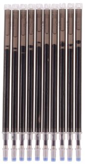 10Pcs Grof Staaf Hoge Temperatuur Verdwijning Vulling Lederen Kledingstuk Dash Snijden Marker Pen School Kantoorbenodigdheden zwart leer kleding stof