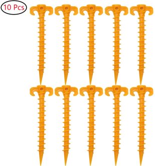 10Pcs Heavy Duty Tent Nagels Outdoor Camping Trip Tentharingen Grond Nagels Schroef Nail Stakes Pinnen Plastic Zand Pinnen strand Camping