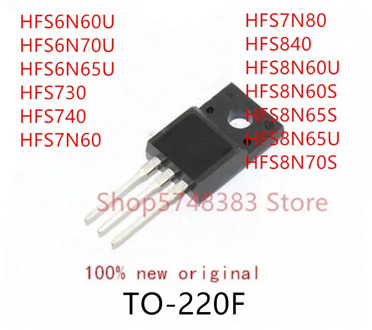 10PCS HFS6N60U HFS6N70U HFS6N65U HFS730 HFS740 HFS7N60 HFS7N80 HFS840 HFS8N60U HFS8N60S HFS8N65S HFS8N65U HFS8N70S TO-220F