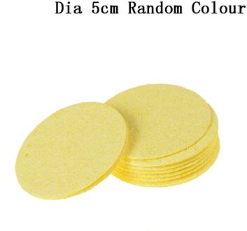 10Pcs Hoge Temperatuur Lassen Spons Soldeerbout Spons Elektrische Lassen Cleaning Pads Spons 5cm