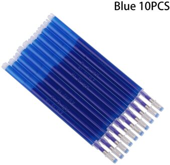 10Pcs Hoge Temperatuur Verdwijning Pen Stof Markers Potlood Heat Wrap Vervagen Out Marker Pennen Diy Handleiding Naaien Accessoires blauw-10stk