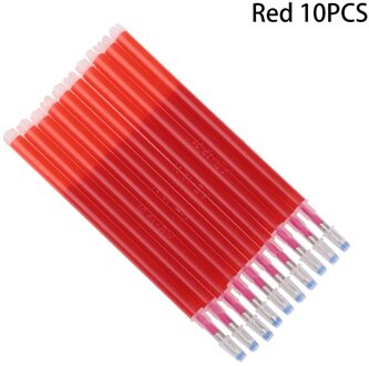 10Pcs Hoge Temperatuur Verdwijning Pen Stof Markers Potlood Heat Wrap Vervagen Out Marker Pennen Diy Handleiding Naaien Accessoires rood-10stk