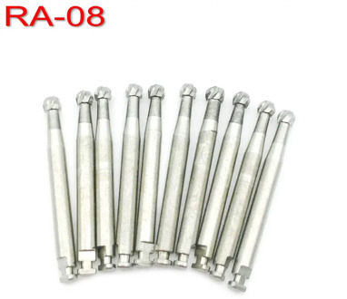 10Pcs Hot Sale Tungsten Steel Carbide Burs Dental Lab Low Speed Bur Drill RA Burs Dentist Tool RA-08