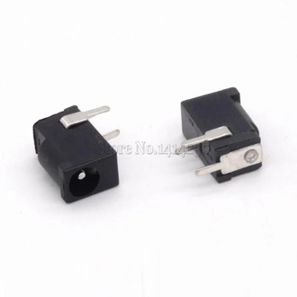 10Pcs Hot Sales High Quality DC-002 0.3A 50V Black DC Power Jack Socket Connector DC002 3.5*1.3mm 1.3 socket