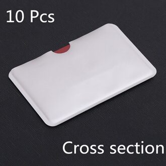 10Pcs Id Bank Card Case Protector Aluminium Metal Smart Anti-Diefstal Credit Kaarthouder