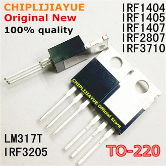 10PCS IRF1404 IRF1405 IRF1407 IRF2807 IRF3710 LM317T IRF3205 Transistor TO-220 TO220 IRF1404PBF IRF1405PBF IRF1407PBF IRF3205PBF