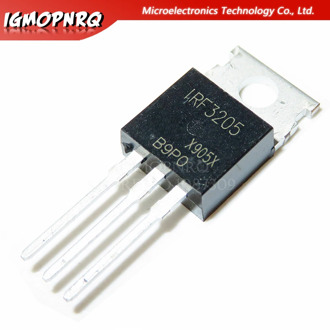 10pcs IRF3205 IRF3205PBF MOSFET MOSFT 55V 98A 8mOhm 97.3nC TO-220