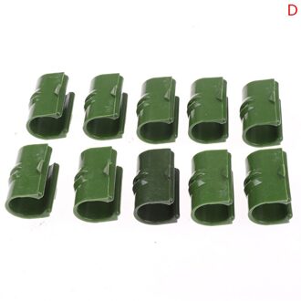 10Pcs Kas Frame Buis Film Clip Klem Tuin Schaduw Netto Accessoires Plastic Film Vaste Fittings 20mm