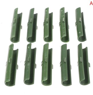 10Pcs Kas Frame Buis Film Clip Klem Tuin Schaduw Netto Accessoires Plastic Film Vaste Fittings 8mm