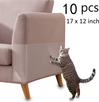 10Pcs Kat Krassen Tape Afschrikmiddel Anti Scratch Duurzaam Sticker Meubels Scratch Guards Sofa Bescherming Pads Dierbenodigdheden